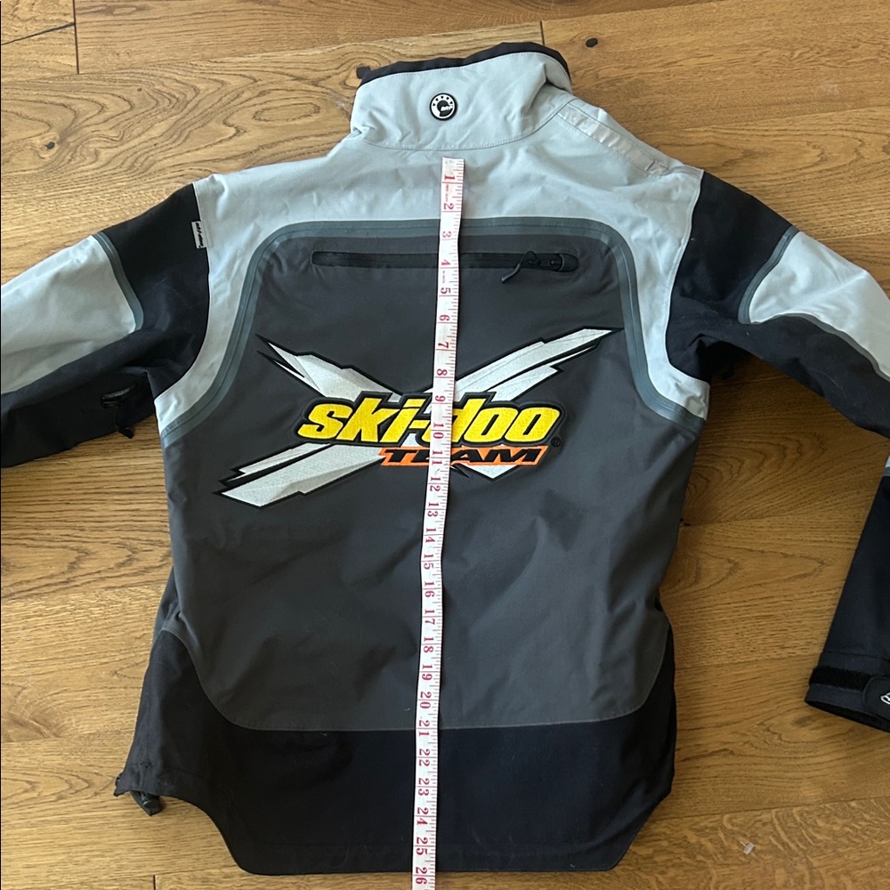 Women's Performance Skidoo Jacket wind break- Black and Gray - Picture 6 of 8
